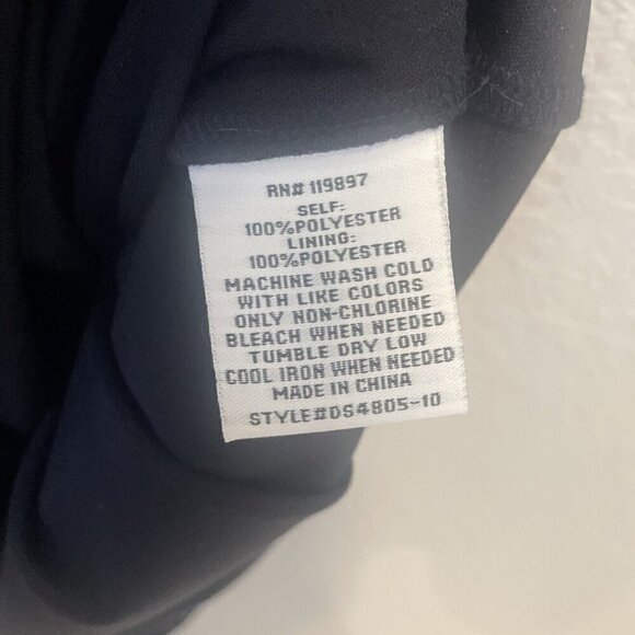 Collective Concepts Blue Floral MIDI Dress Sleeveless Band Collar Pullover XL - Picture 6 of 12